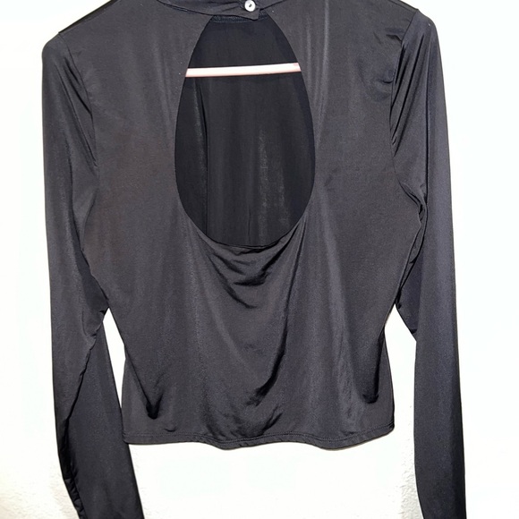 Melrose and Market Black Long Sleeve Blouse - Picture 2 of 5